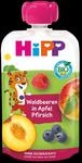 Hipp Hippis Thilo Tiger Bio Waldbeeren in Apfel-Pfirsich 100g