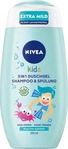 NIVEA Kids 3in1 Duschgel Shampoo & Sp&uuml;lung Magischer Apfelduft 250ml,...