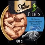 Sheba Schale Filets Huhn mit nachhaltigem Thunfisch 60g
