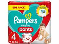Pampers Baby-Dry Pants Gr.4 9-15kg Big Pack 62 Stück