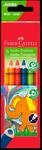Faber-Castell Jumbo Dreikant Buntstifte 6 St&uuml;ck