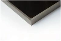 Alpha Brushed Edelstahl 13,0 x 18,0cm