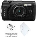 TG-7 Special Edition schwarz Kamera inkl. 2. LI-92B Akku+PH Tuch