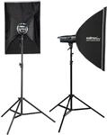 Emerger 400 Set Double 2 Studioblitze mit Softboxen