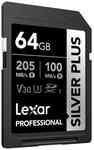 Silver Plus SDXC UHS-I 64GB Speicherkarte f&uuml;r 4K-Videos