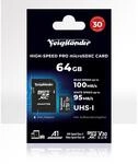 64GB microSDXC Prof. High-Speed UHS-I