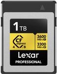 Lexar LCXEXP4001T-RNENG, Lexar CFexpress 1 TB PRO Type B GOLD 4.0 Serie R3600/W3300