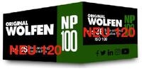 NP100 120 Rollfilm schwarz/wei&szlig; mit Lichtschutzhof