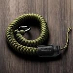 5054 Univ. Braided Wristband green, geflochtenes Armband