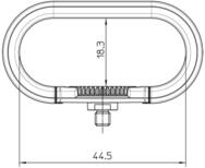 Fingerschlaufe f&uuml;r Handgriff, Gr.S