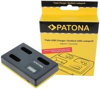 USB Triple Ladeger&auml;t f&uuml;r Sony NP-BX1 Akkus