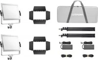 GODOX D280381, GODOX Litemons LP1200Bi Bi-Color LED Light Panel 2-Light Kit