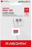 128 GB microSDXC-Karte Ultra GO UHS-I V10 U1 C10 A1