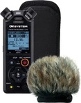 OM System V409180BG020, OM System LS-P5 Wind Protection Kit inkl. Windshield &