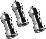 Set 3x Spigot Gewinde Adapter 1/4 auf 3/8 Zoll