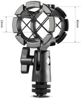 1859 Mikrofon-Schock-Mount f&uuml;r Blitzschuh und Boompoles