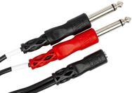 YMP-434 Stereo-Adapterkabel mini TRSF auf 2x TSF