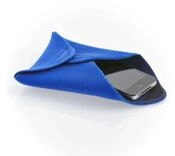 Einschlagtuch S - Stretch, Blau 20x20cm f&uuml;r Kameras