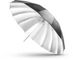 Reflexschirm &Oslash; 180 cm schwarz/silber
