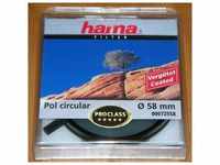 Hama 00072558, Hama Polarisations-Filter, circular, AR coated, 58,0 mm