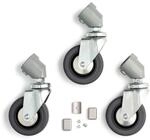 R&auml;dersatz &Oslash;80 mm Adapter 22mm Beindurchmesser