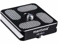 mantona 21460, Mantona AS-40-1 Schnellwechselplatte Arca-Swiss kompatibel,...