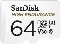 High Endurance 64 GB microSDXC mit SD-Adapter
