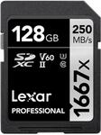 1667x SDXC 128 GB, UHS-II, U3, V60 Speicherkarte