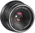 7Artisans 495041, 7Artisans 25mm f/1,8 - MFT Objektiv f&uuml;r spiegellose Kameras