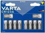LITHIUM CR123A 10er Megablister Batterien