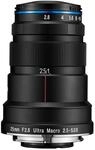 25mm f/2.8 Ultra Macro 2.5-5X - Sony FE