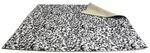 selbsthaftendes Einschlagtuch schwarz/weiss camouflage Gr. XL 71 x 71 cm