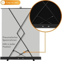 Walimex pro 23207, Walimex pro Roll-up Panel Hintergrund grau 165 x 220 cm