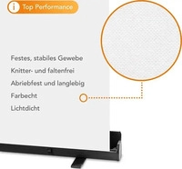 Walimex pro 23205, Walimex pro Roll-up Panel Hintergrund wei&szlig; 165 x 220 cm
