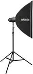 Newcomer 300 II Set mit Softbox und Stativ