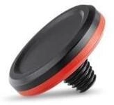 Soft Release Button, Aluminium, schwarz eloxiert