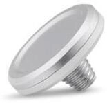 Soft Release Button, Aluminium, silbern eloxiert