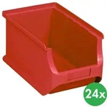 Sichtlagerk&auml;sten PLUS 3, 150 x 235 x 125 mm, rot, 24 Stk.