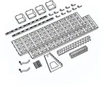 Werkzeugpanels und Boxen ELEMENT SYSTEM, Set mit 19 Werkzeughaltern und 4 Boxen