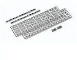 Drahtregalboden f&uuml;r ELEMENT SYSTEM, 800 x 350 mm, grau