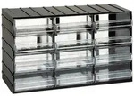 Kleinteilemagazin, 382 x 148 x 230 mm, 12 Schubladen