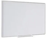 Magnetisches Whiteboard an der Wand LUX, 1500 x 1000 mm