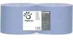Papernet Industrieputztuchrollen blau 2-lagig, 21,5 cm breit, 1000 T&uuml;cher 1 Pack = 2