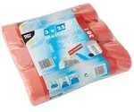 PAPSTAR M&uuml;llbeutel mit Zugband, HDPE 30 l 70 cm x 55 cm rot 375 St&uuml;ck