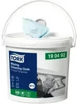 Tork Premium fusselarme Reinigungst&uuml;cher W10, 800 T&uuml;cher 4 Spendereimer je 200