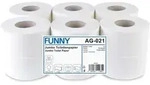FUNNY Mini-Jumbo-Toilettenpapier 2-lagig, hochwei&szlig;, 758 Blatt 1 Karton = 12...