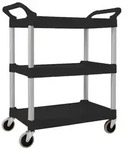 Rubbermaid Service- und Mehrzweckwagen schwarz