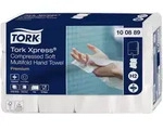 Tork 100889 Xpress Premium komprimierte Papierhandt&uuml;cher Zellstoff Multifold H2