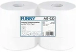 FUNNY Maxi-Jumbo-Toilettenpapier 2-lagig, hochwei&szlig;, 1380 Blatt 1 Karton = 6...