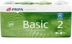 Fripa Basic Recycling Toilettenpapier 2-lagig, 250 Blatt 1 Pack = 64 Rollen